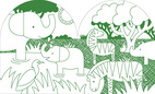 Coloring & Sticker Book Animal