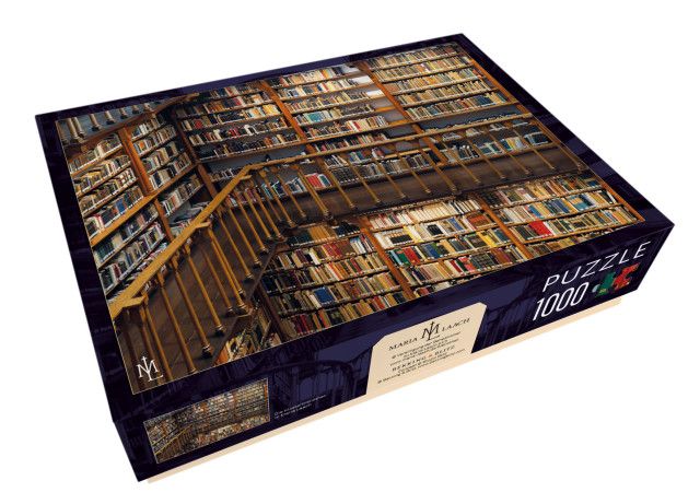 Pussel 1000bitar Böcker Klosterbiblioteket Maria Laach
