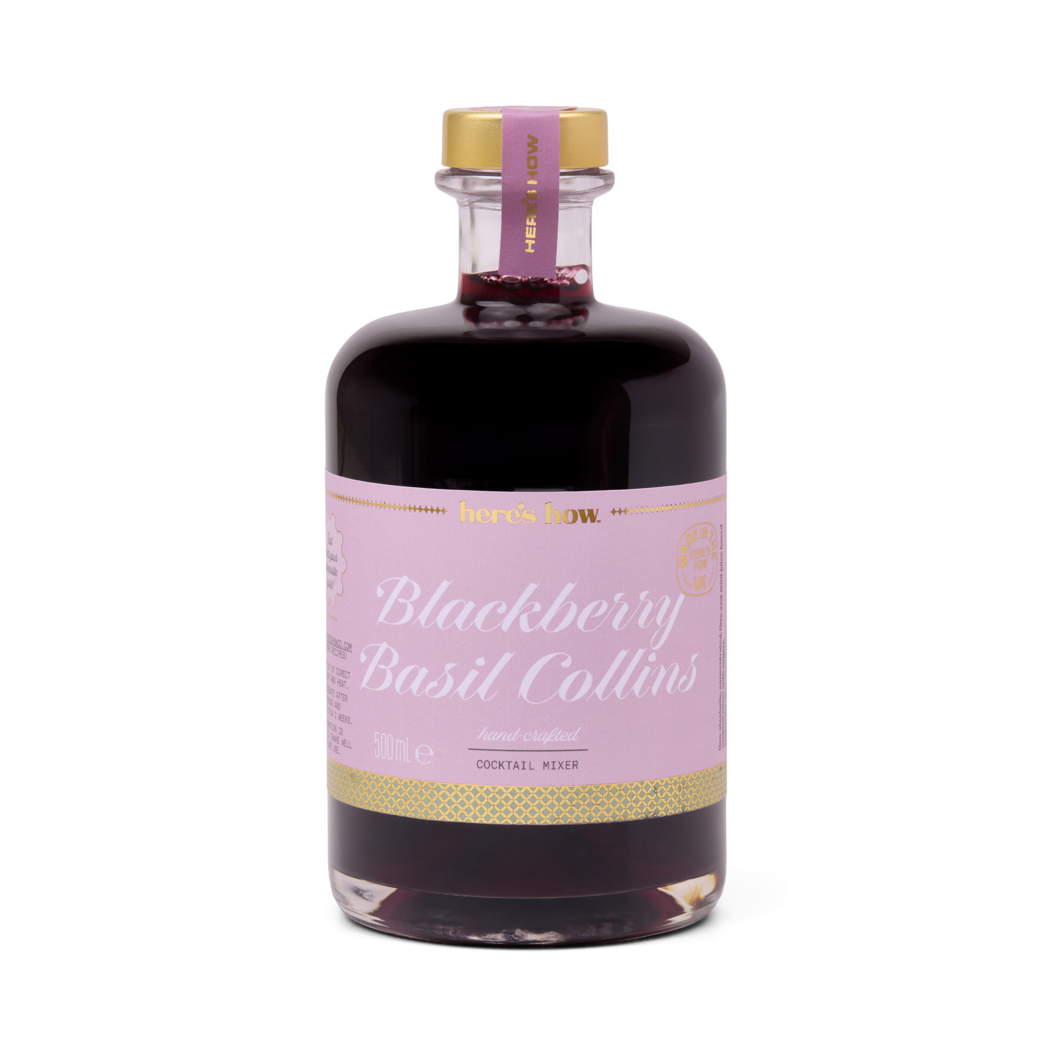 Drinkmix Blackberry Basil Collins - 500ml