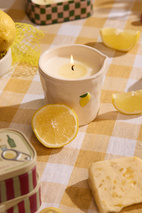 Doftljus i keramikkrus Bistro  - Meyer Lemon