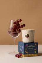 Doftljus i keramikkrus Bistro  - Bordeaux Grape