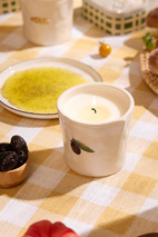 Doftljus i keramikkrus Bistro  - Fig & Olive