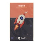 Magnetic bookmark on Postcard Rocket