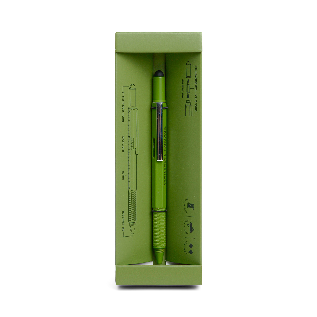 Pen Multi-Tool 6-in-1 Olive Green