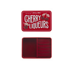 Jewelry Storage Cherry Liqueur, Red Metal