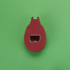 Bottle opener, The Beetles, Yellow Magnetic