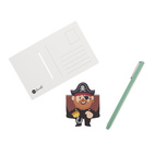 Magnetic bookmark on Postcard Captain Blackhook