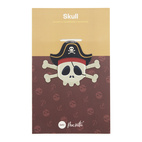 Magnetic bookmark on Postcard Skull