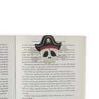 Magnetic bookmark on Postcard Skull