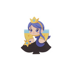 Magnetic bookmark on Postcard Starshine
