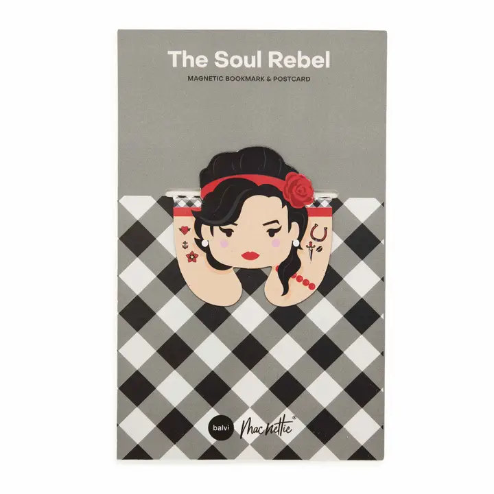 Magnetiskt bokmärke på Vykort The Soul Rebel
