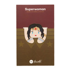 Magnetiskt bokmärke på Vykort Superwoman