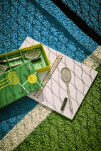 Kulspetspennor Tennisracket (Set om 3)
