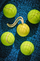 Tvål på snöre- Tennisboll , Sandalwood