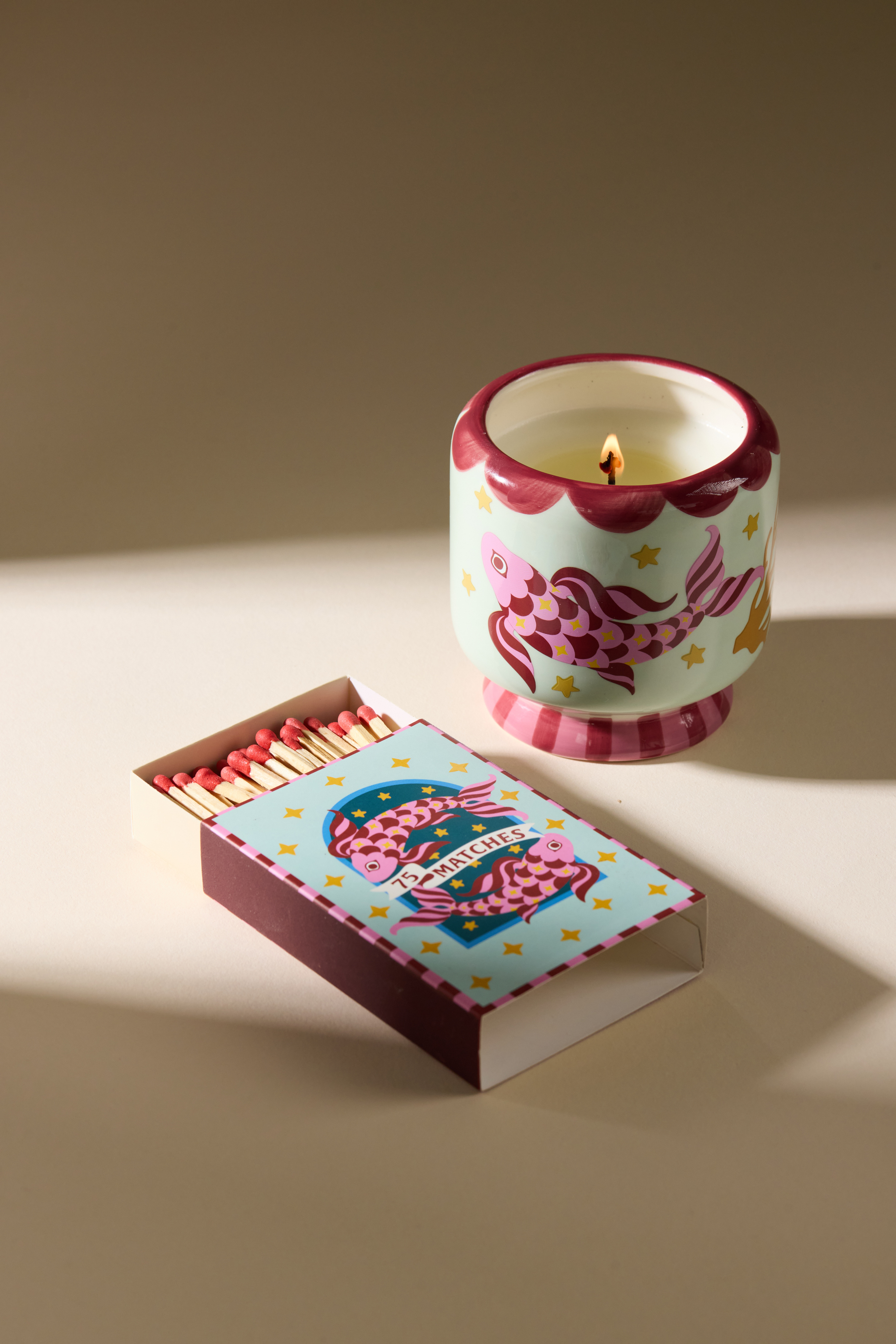 Tändstickor A Dopo Koi Fish (75 st) Dark Red
