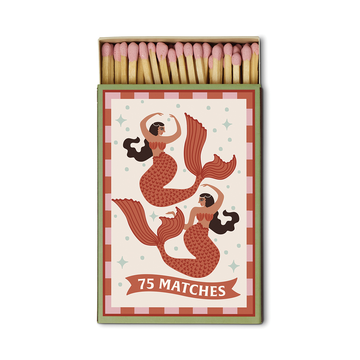 Tändstickor A Dopo Mermaid & Moon (75 st) - Pink