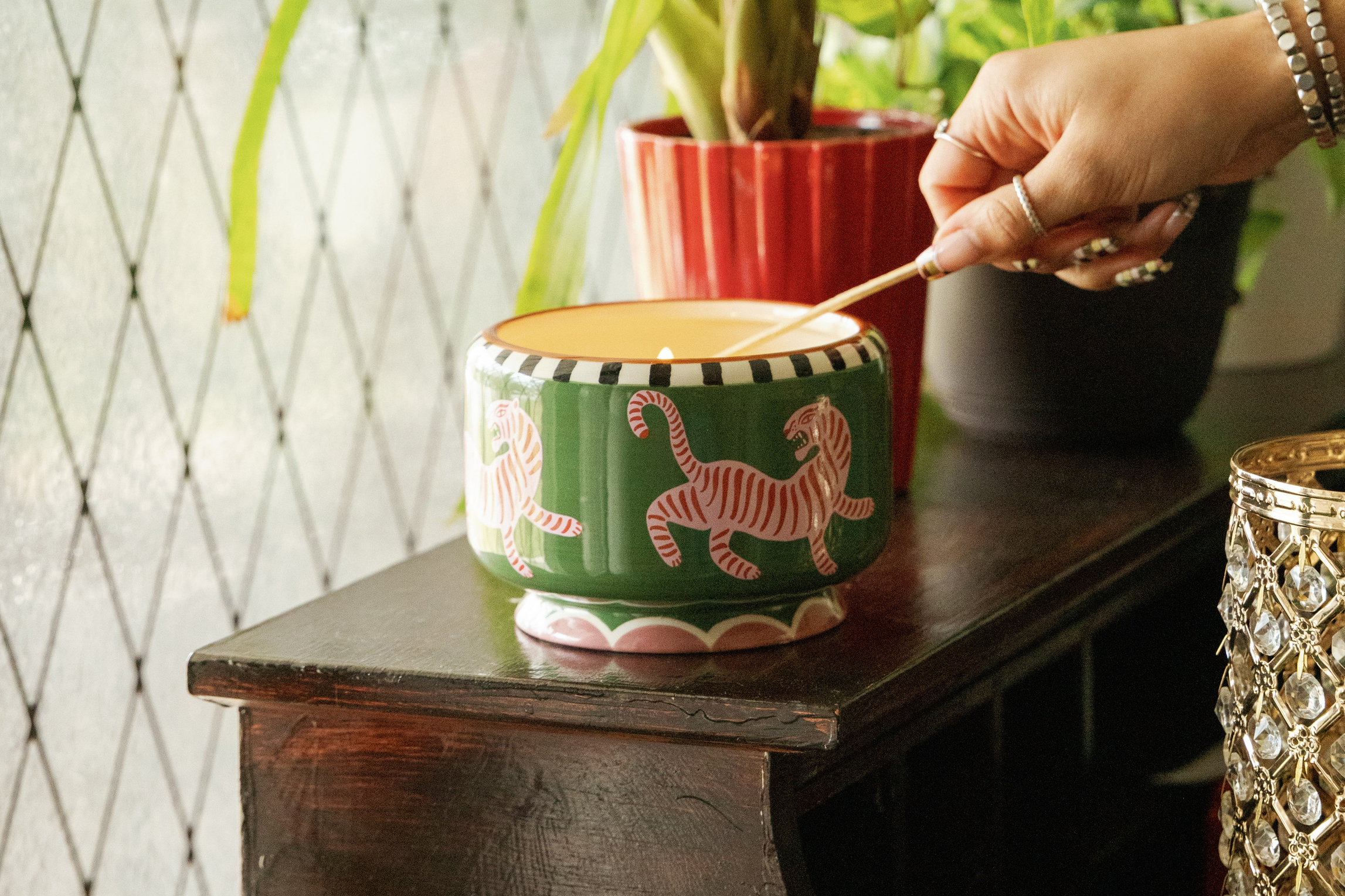 Doftljus Jumbo A Dopo 680 gr Tiger - Black Cedar & Fig