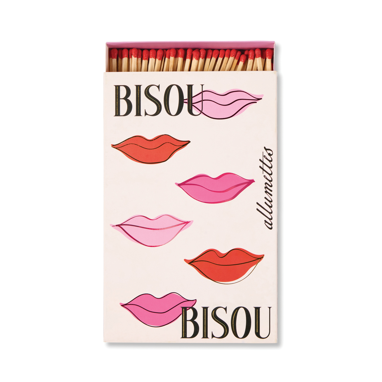 Tändstickor i Stor ask  (120 st) - Bisou Bisou