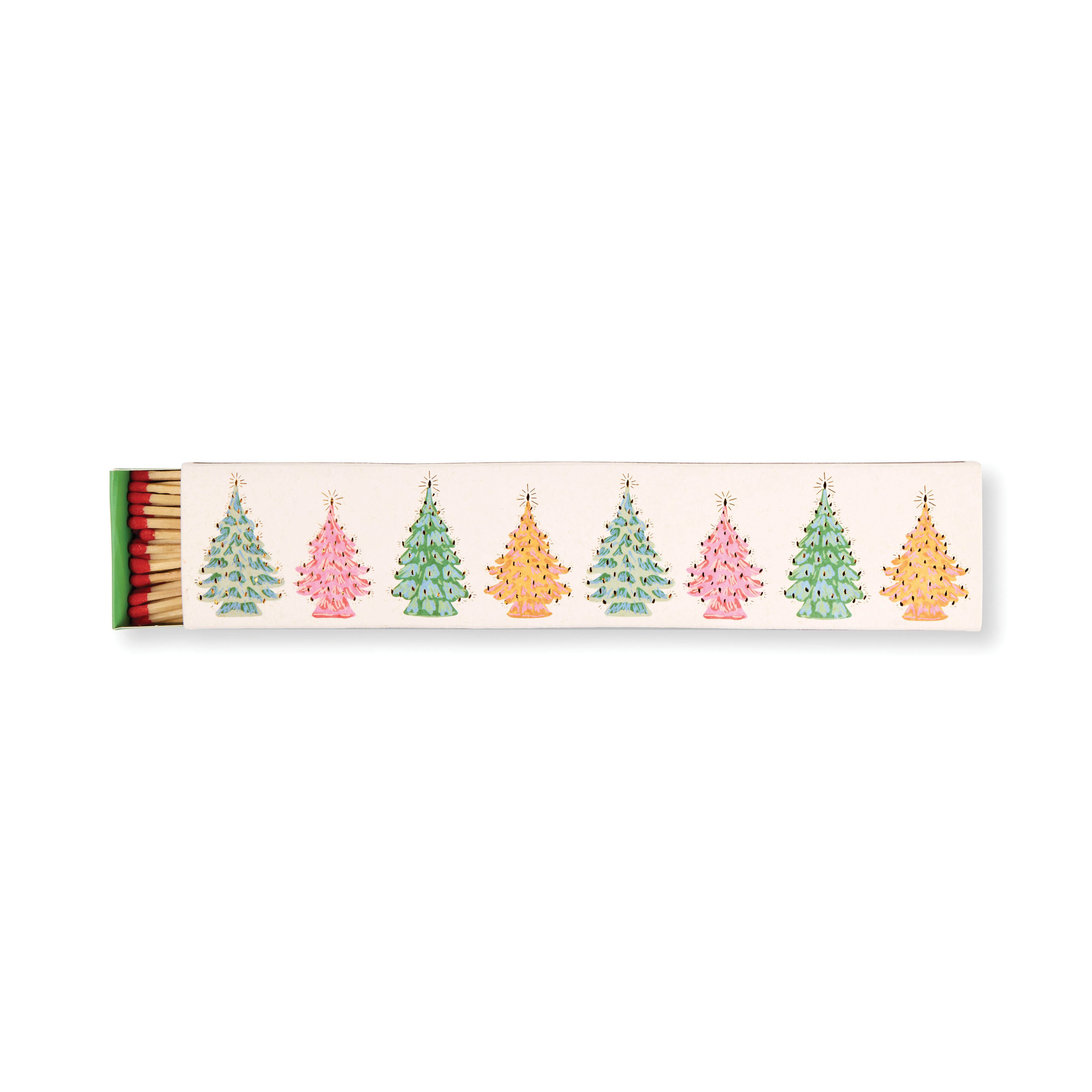 Tändstickor i långsmal ask (45 st) - Christmas Trees