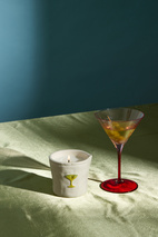 Doftljus i keramikkrus Bistro - Martini