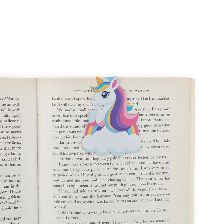 Magnetiskt bokmärke på Vykort Rainbow