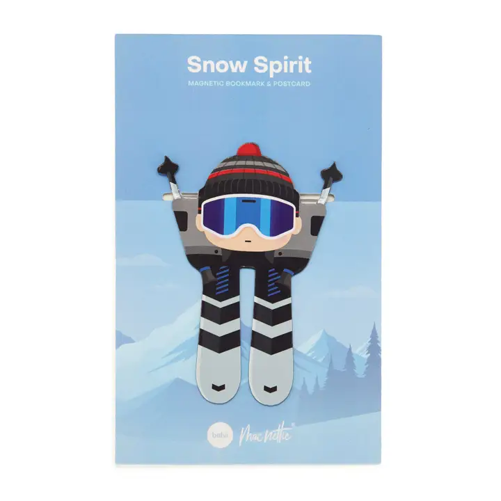 Magnetiskt bokmärke på Vykort Snow Spirit