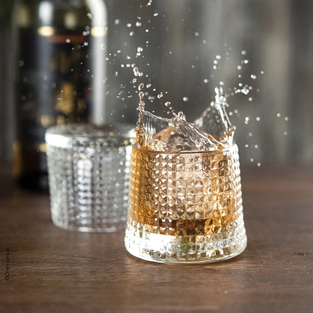 La Rochère Whiskey Glass Blossom Gift Set, 4 pcs