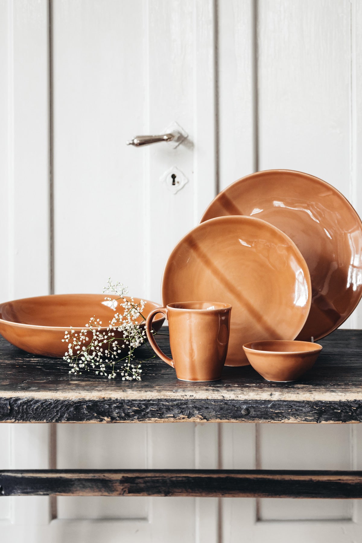 Heirol x Nosse Deep Plate 28 cm Smooth, Terracotta