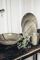 Heirol x Nosse tallrik 23 cm Smooth, Olive