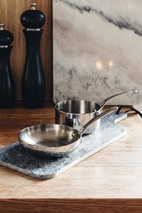 Mini frying pan, 3-layer stainless steel