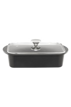 Heirol Ugnsform med glaslock, 35 cm, 4,5L