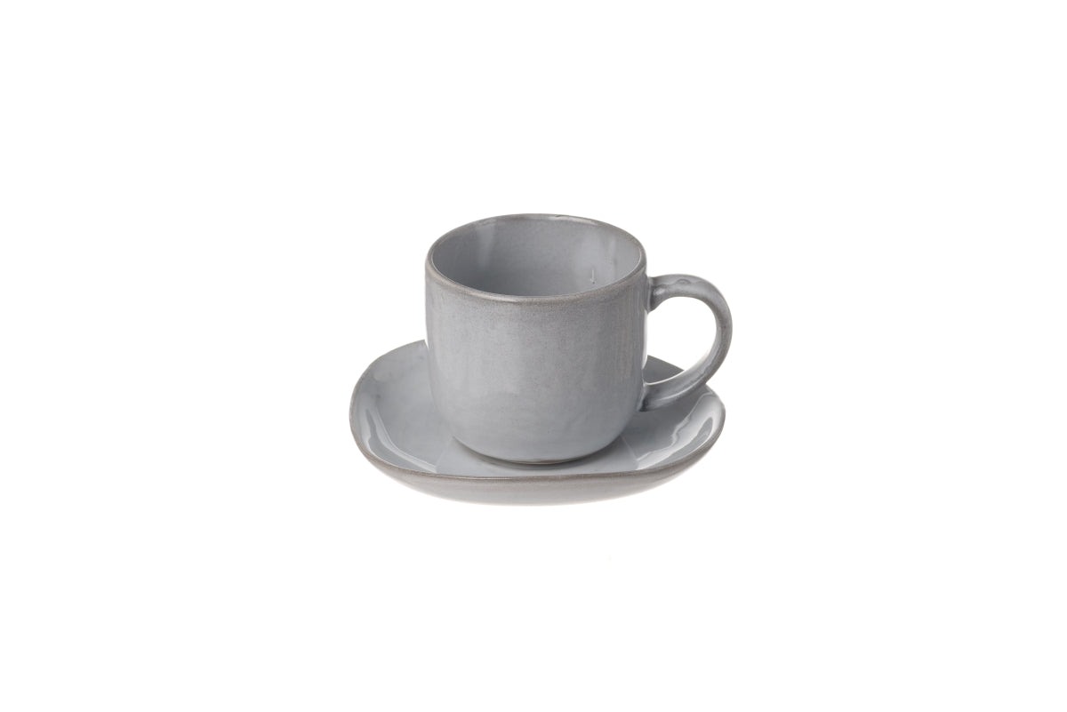 Heirol x Nosse Svelte kopp med fat 12 cl - Stone
