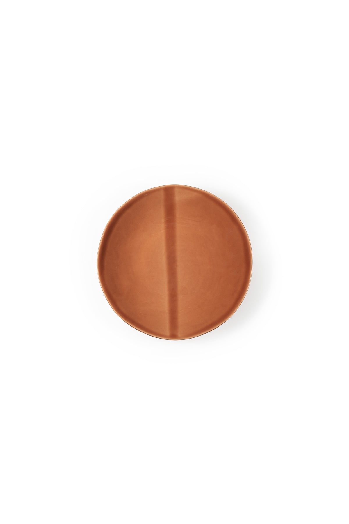 Heirol x Nose plate 23 cm Smooth, Terracotta