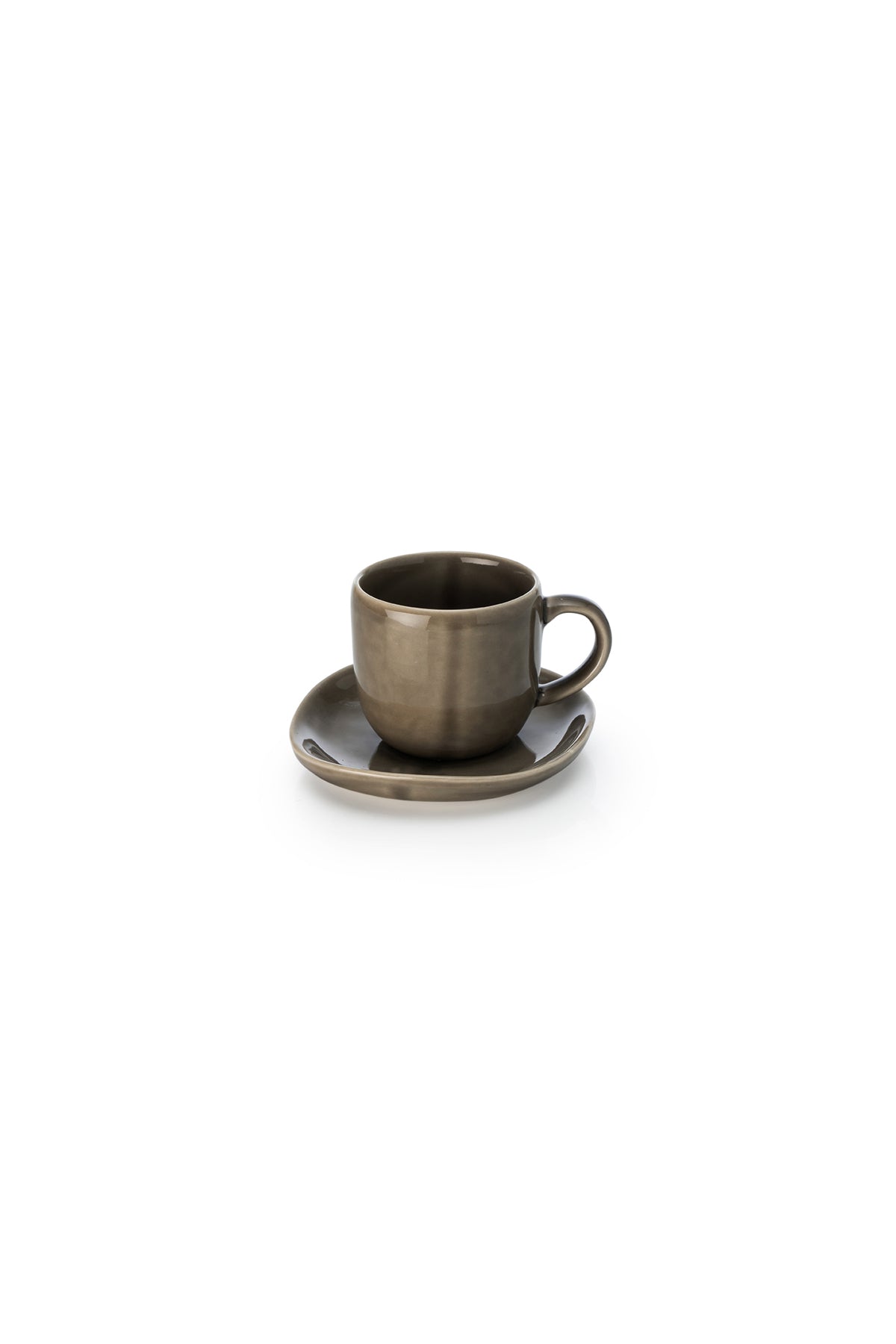Heirol x Nosse Svelte kopp med fat 12 cl - Olive