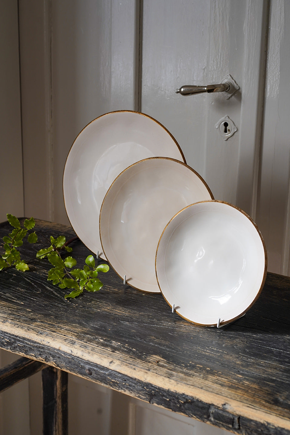 Heirol x Nosse Edge tallrik Ø28 cm - Gold