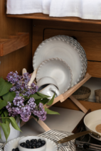 Heirol Wooden dish rack, 34.5 x 40 cm, spruce