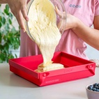 Heriol Fyrkantig bakform i silikon Wunderform MQ 20cm, 3 l