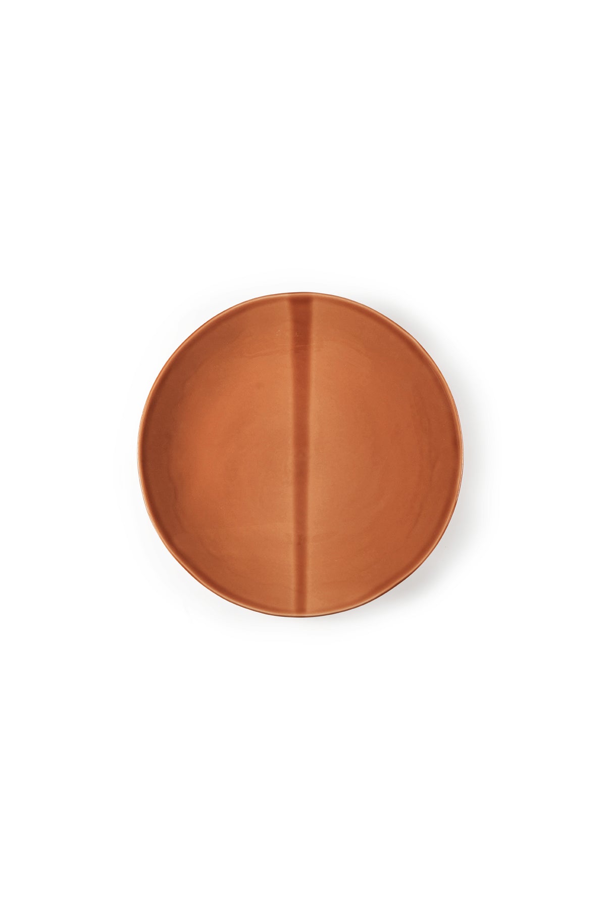 Heirol x Nosse plate 28 cm Smooth, Terracotta