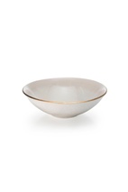 Heirol x Nosse skål 19 cm Edge, Ivory Gold
