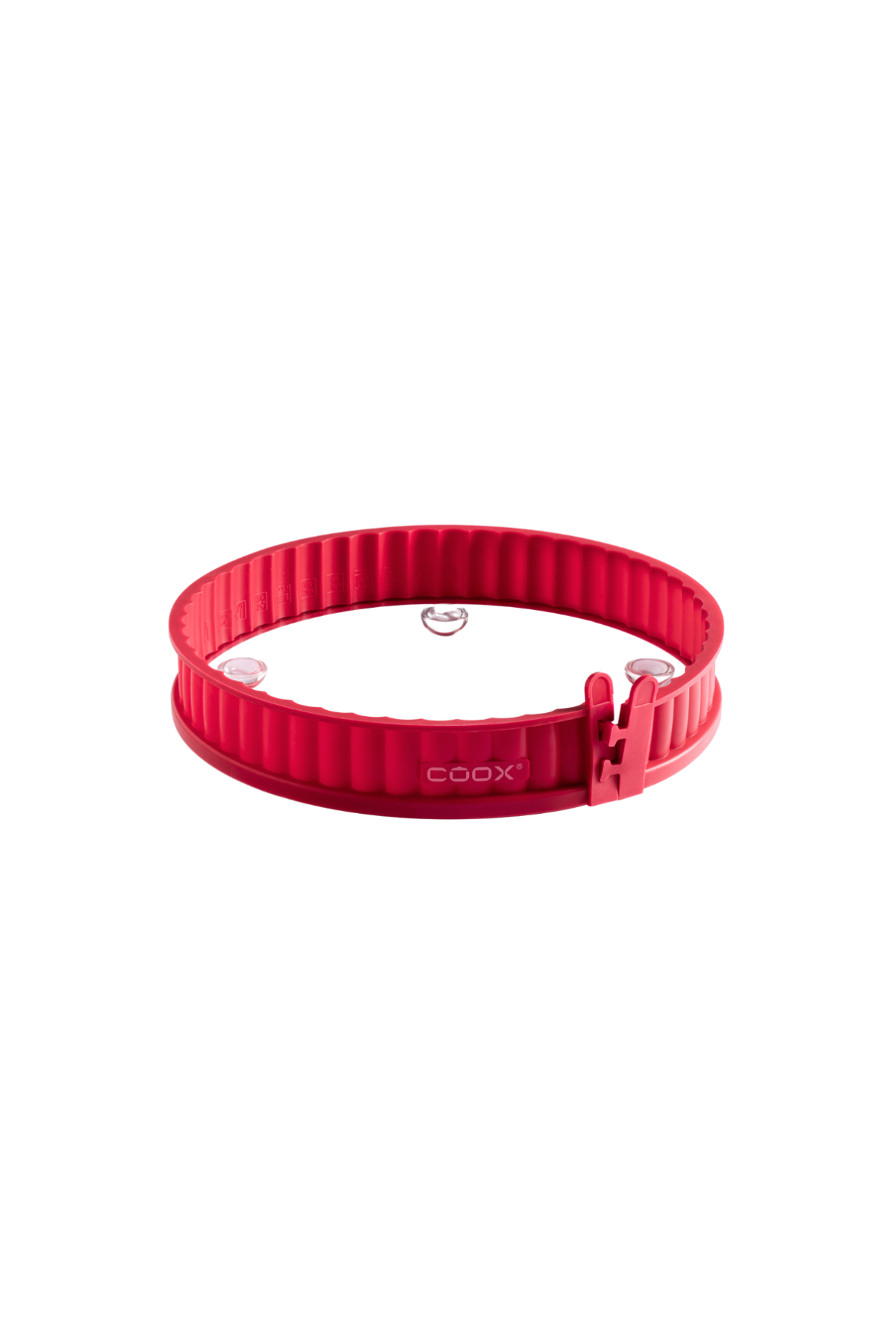 Heirol Quicheform i silikon med  glastallrik 26x4 cm  1,8 l