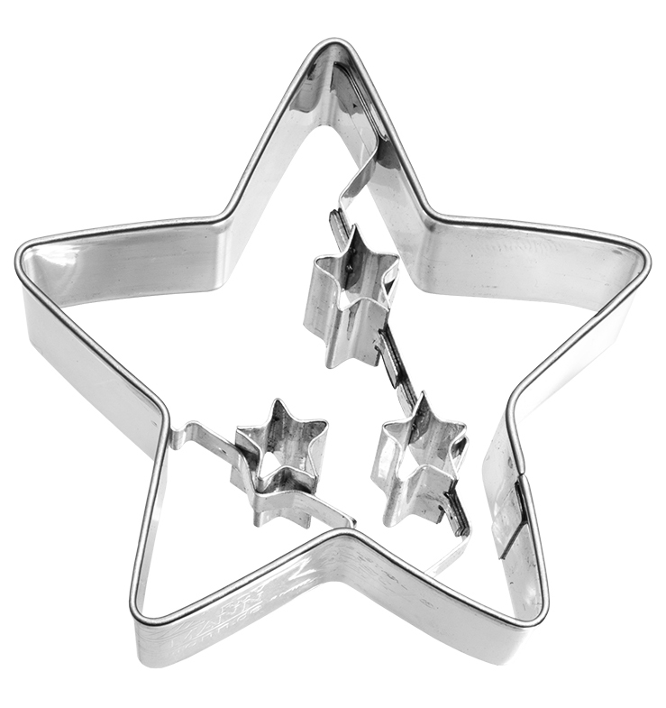 Pepparkaksform Julstjärna 6,5 cm
