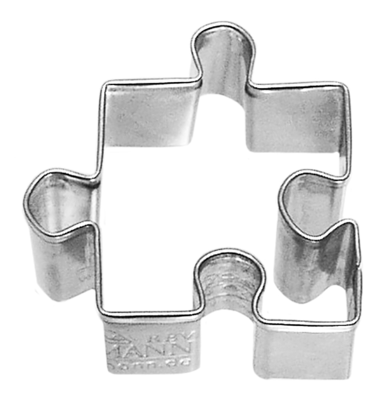 Pepparkaksform Pusselbit 4 cm