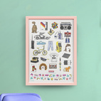 *SALE Poster 80's Icons