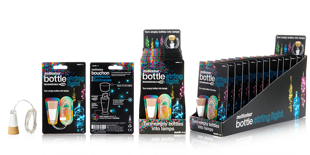 *Bottle Light Ljusslinga Multi