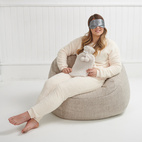 *REA Värmande Gåvoset Beige Teddy