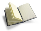 SKRIVBOK A5 GOLDEN LILY