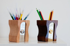 Sharpener Pennhållare Mörkt trä