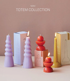 *Totem Ljus  Kirby Gul