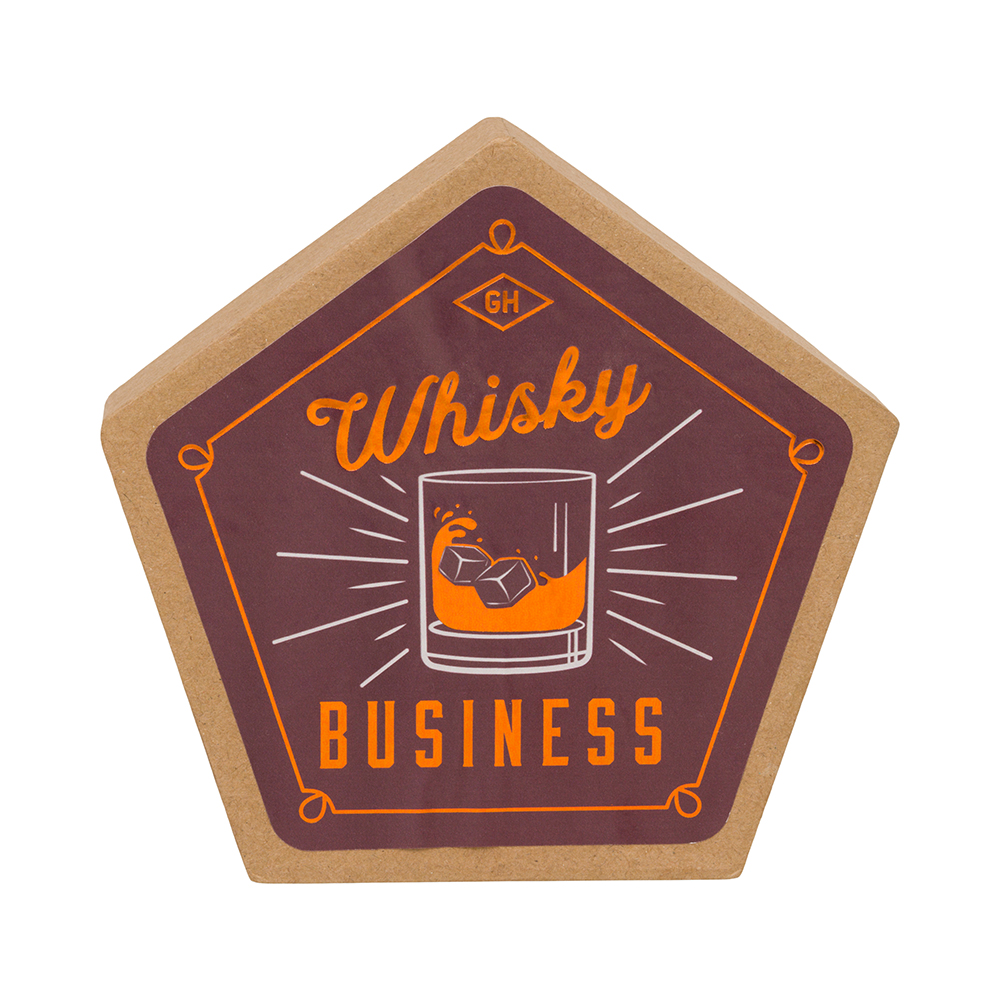 *Glasunderlägg Whiskey