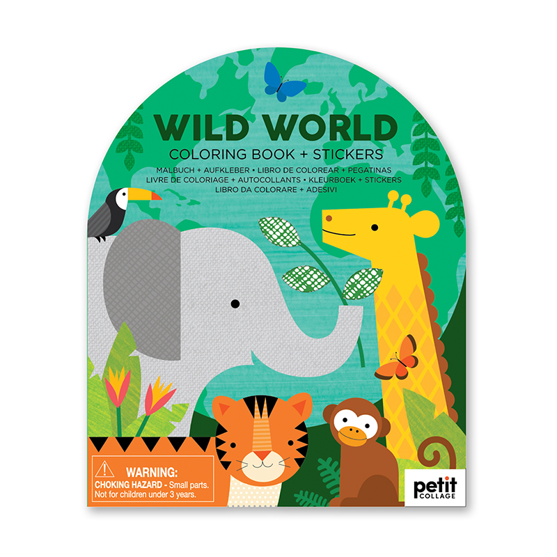 Coloring & Sticker Book Animal